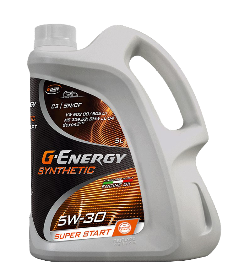 Моторное масло G-Energy Synthetic Super Start SAE 5W-30, 5л